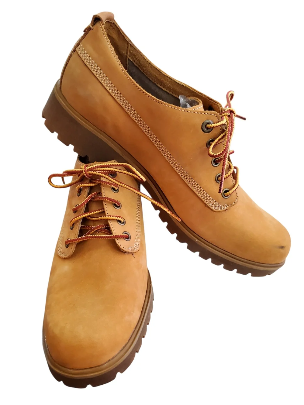 Timberland Women's 10 Wheat Nubuck Oxford Low Cut LaceUp Waterproof  Fall Hiking